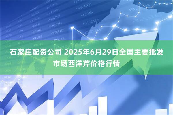 石家庄配资公司 2025年6月29日全国主要批发市场西洋芹价格行情